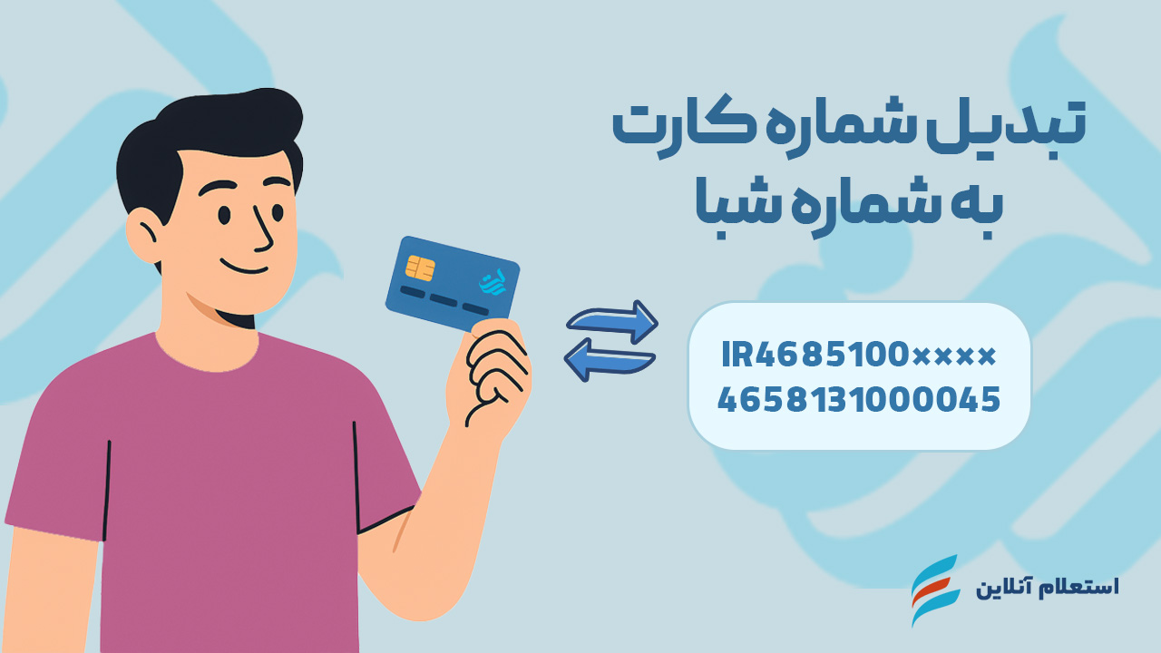 تبدیل شماره کارت به شبا بانک رسالت