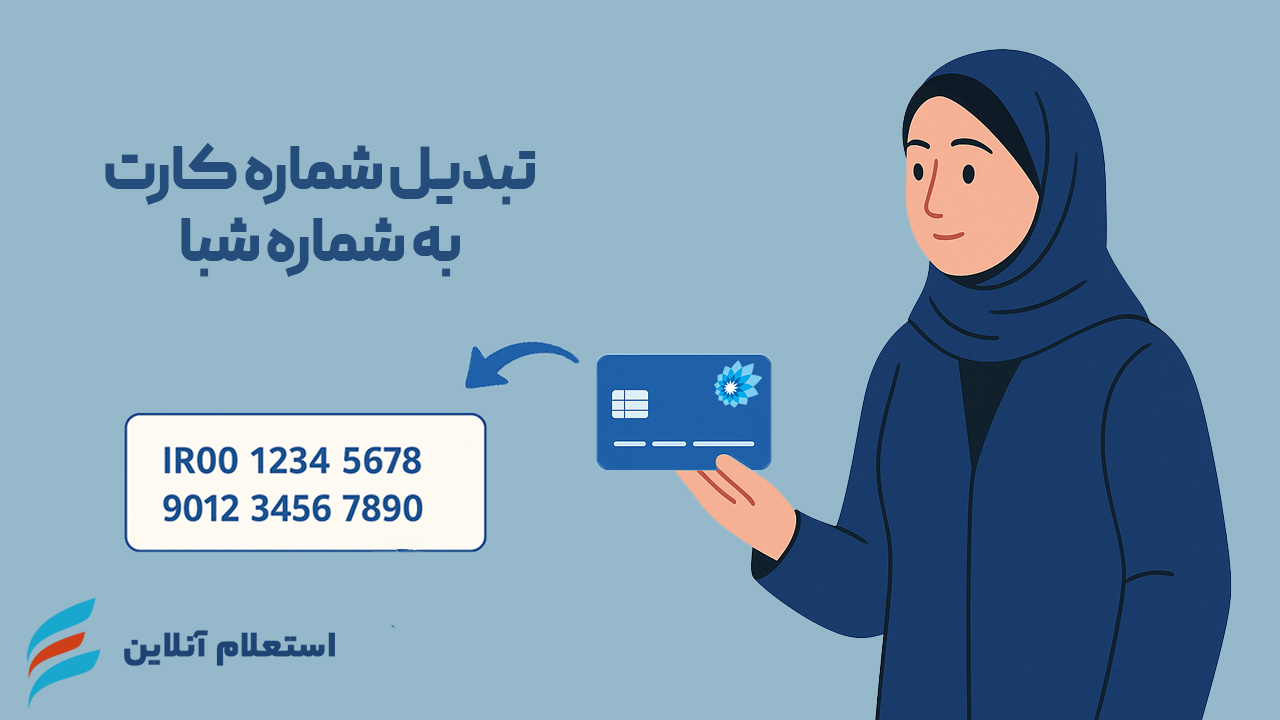 تبدیل شماره کارت به شبا بانک سامان