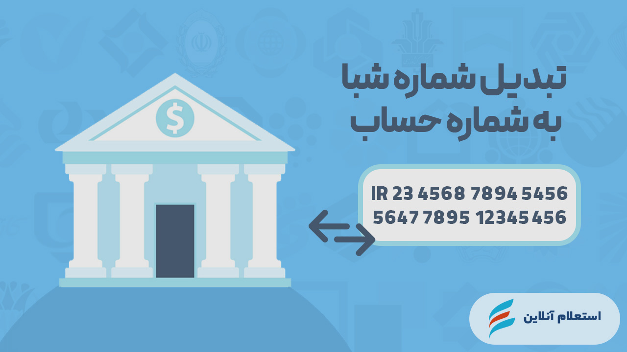 تبدیل شماره شبا به حساب بانک شهر