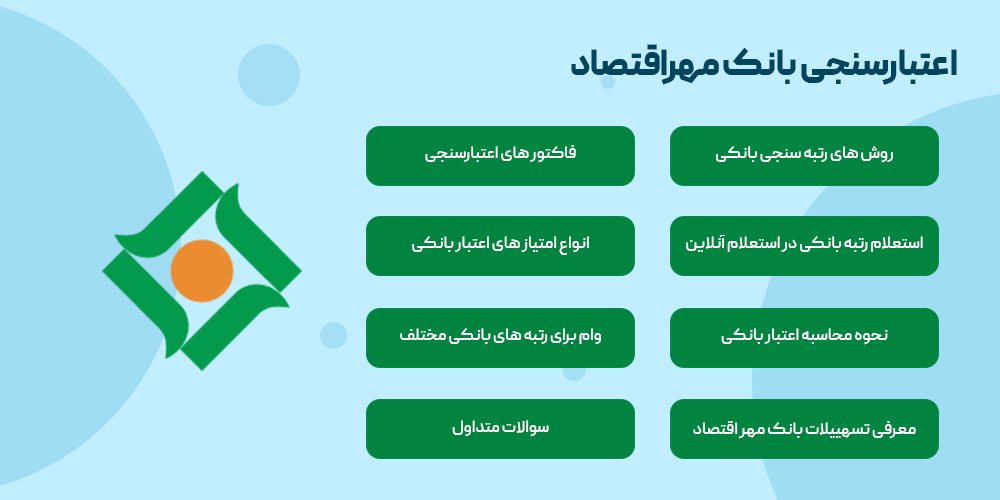   اعتبار سنجی بانکی مهر اقتصاد